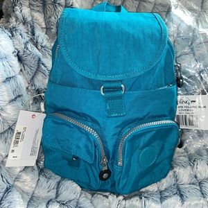 Kipling Lovebug Small Backpack Travel Bag Polaris Blue